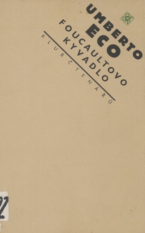 Foucaultovo kyvadlo, 1. vyd.