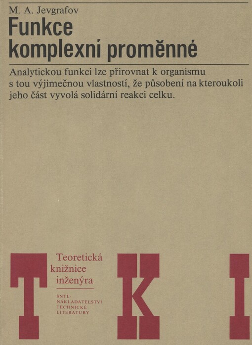 Funkce komplexní proměnné