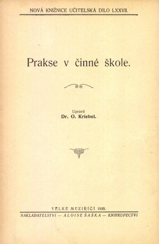 Prakse v činné škole