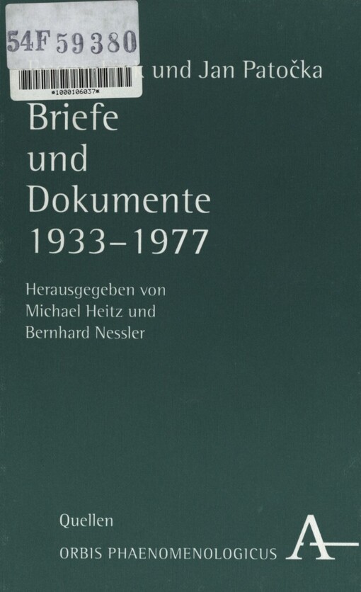 Briefe und Dokumente 1933-1977