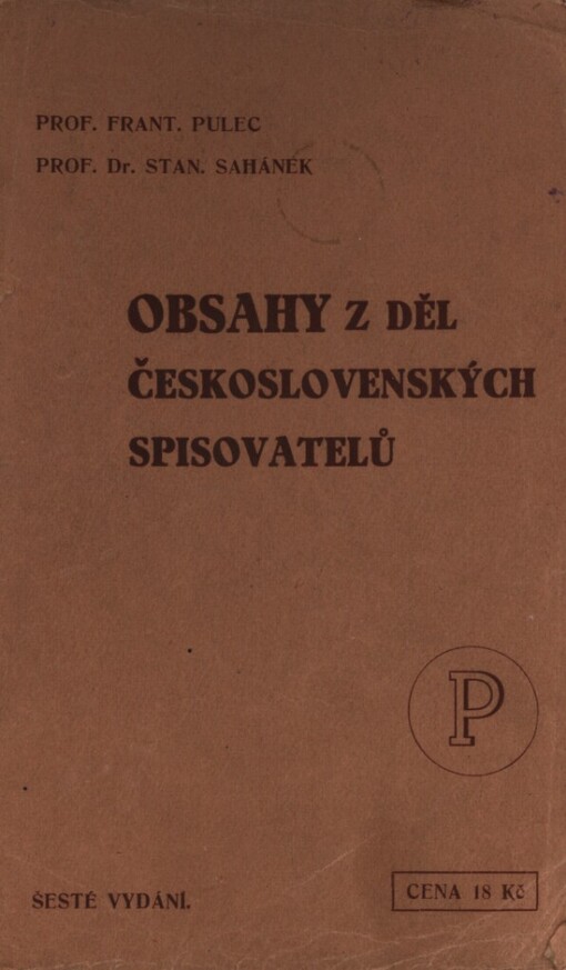 Obsahy z děl československých spisovatelů, 6. vyd.