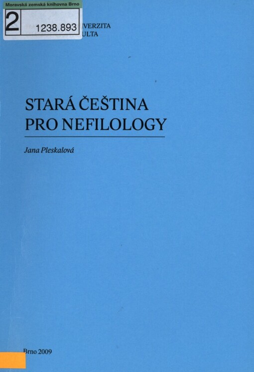 Stará čeština pro nefilology, Vyd. 2.