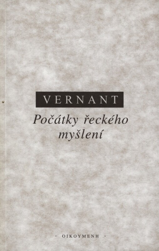 Počátky řeckého myšlení