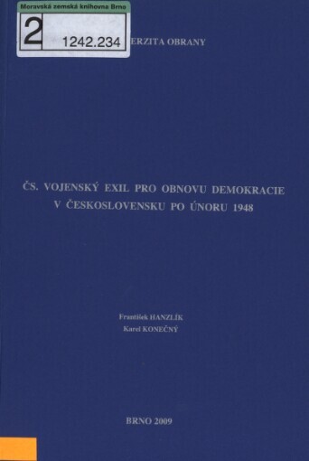 Čs. vojenský exil pro obnovu demokracie v Československu po únoru 1948