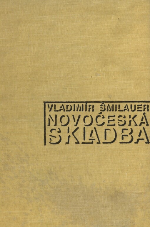 Novočeská skladba :Vysokošk. příručka