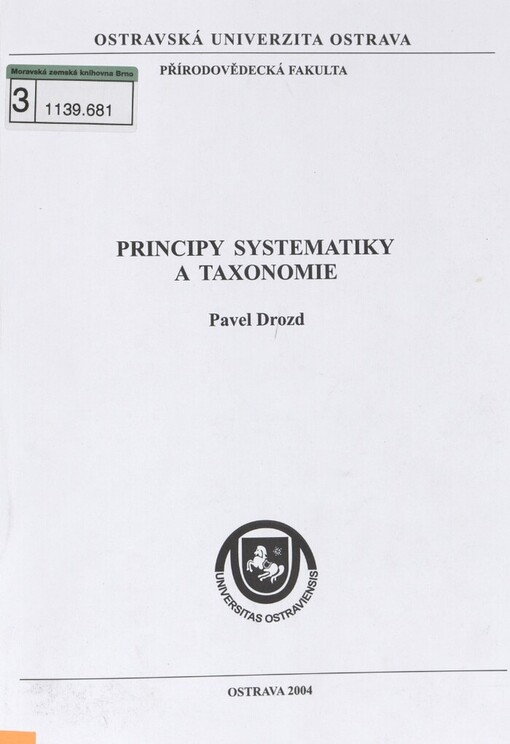 Principy systematiky a taxonomie
