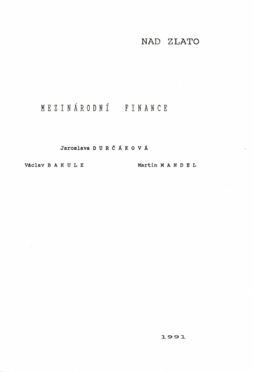 Mezinárodní finance