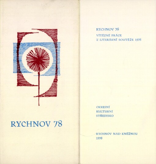 Rychnov 78: Vybrané práce z 9. roč. lit. soutěže mladých