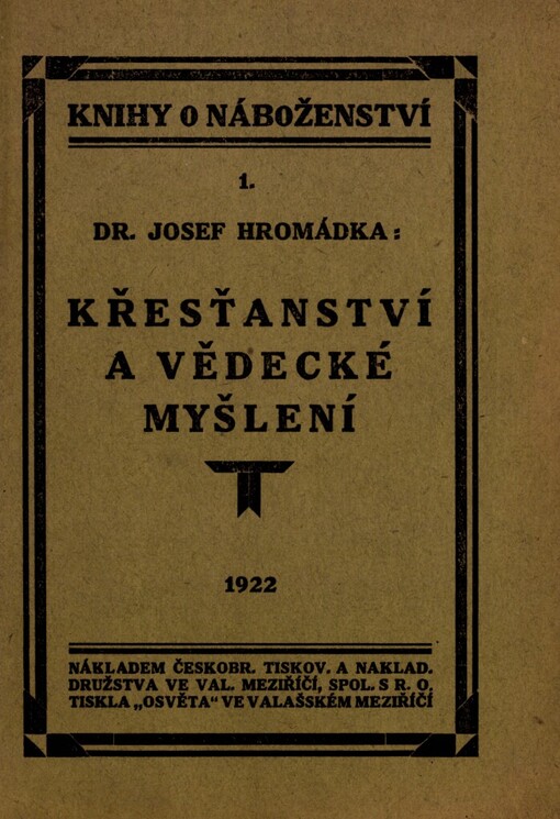 Křesťanství a vědecké myšlení