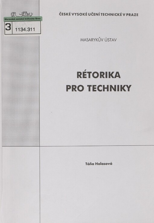 Rétorika pro techniky
