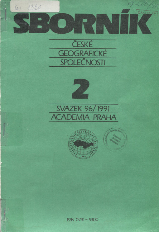 Sborník České geografické společnosti