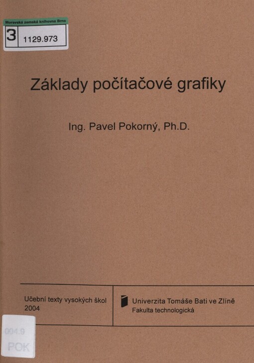 Základy počítačové grafiky