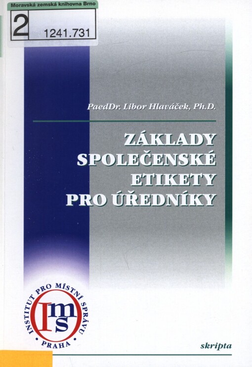 Základy společenské etikety pro úředníky