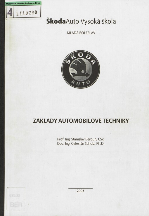 Základy automobilové techniky