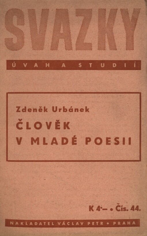 Člověk v mladé poesii