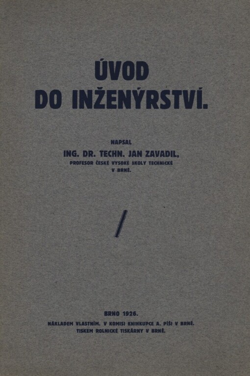 Úvod do inženýrství