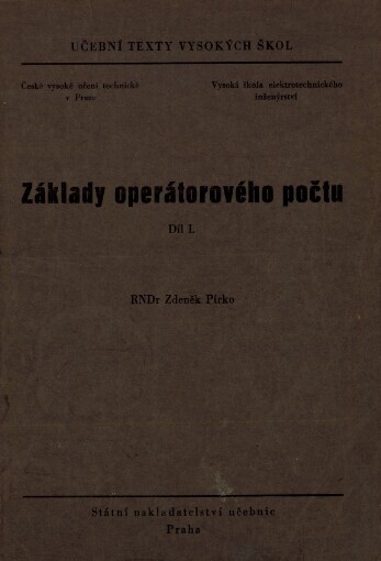 Základy operátorového počtu