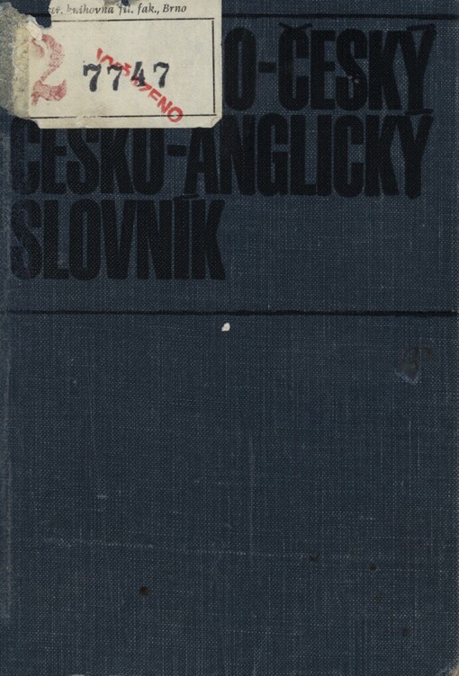 Anglicko-český a česko-anglický slovník