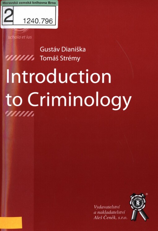 Introduction to criminology