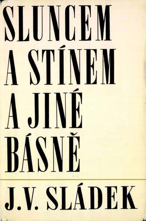 Sluncem a stínem a jiné básně