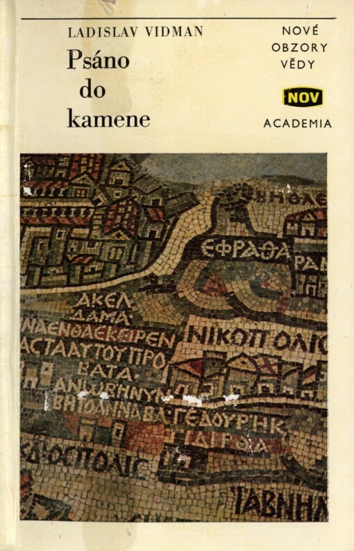 Psáno do kamene :(Antická epigrafie)