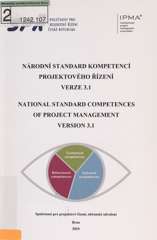 Národní standard kompetencí projektového řízení verze 3.1 =: National standard competences of project management version 3.1