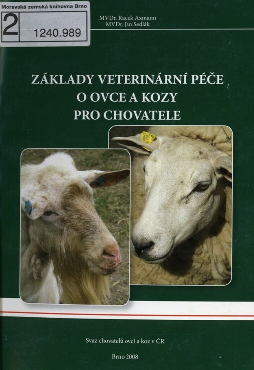 Základy veterinární péče o ovce a kozy pro chovatele