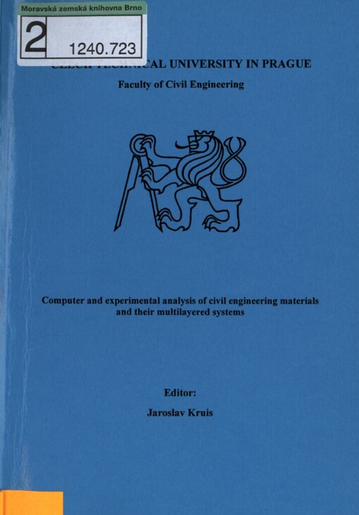 Computer and experimental analysis of civil engineering materials and their multilayered systems