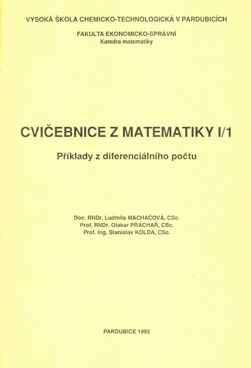 Cvičebnice z matematiky