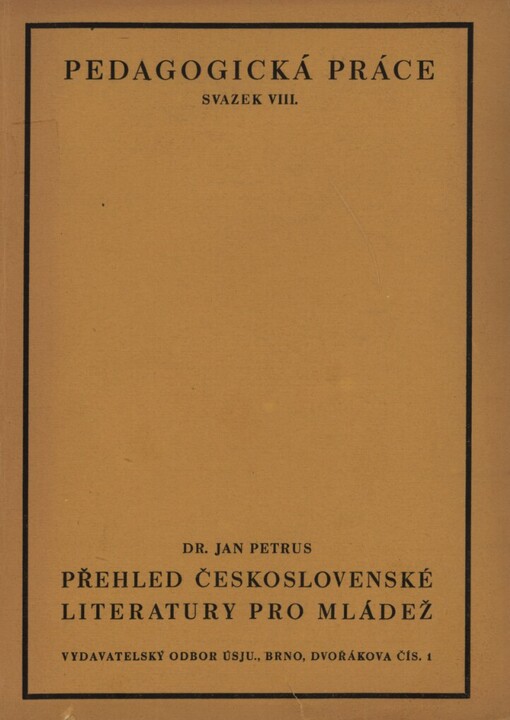 Přehled československé literatury pro mládež