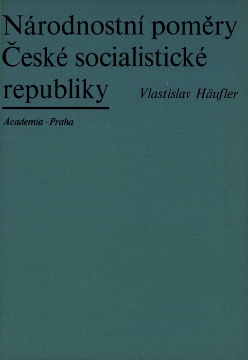 Národnostní poměry České socialistické republiky