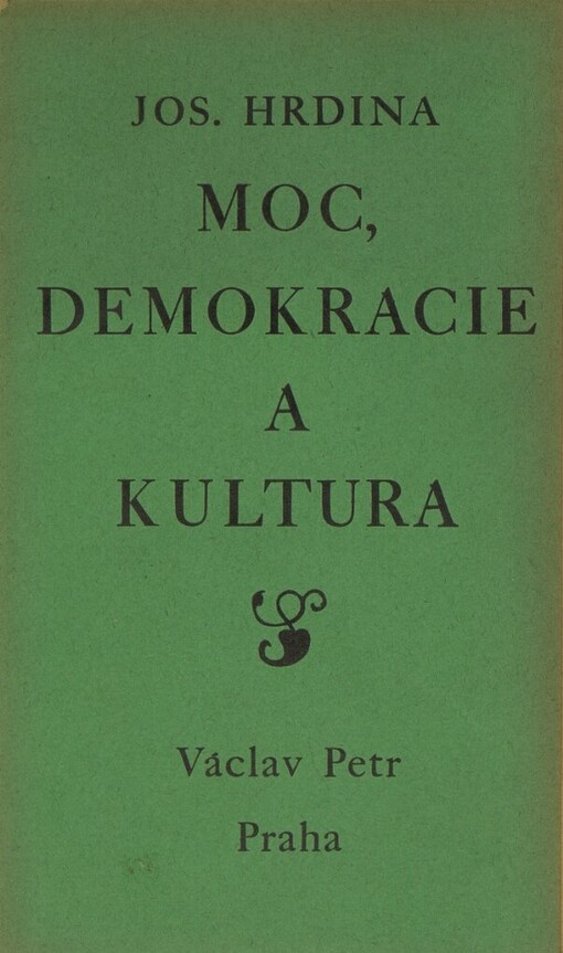 Moc, demokracie a kultura