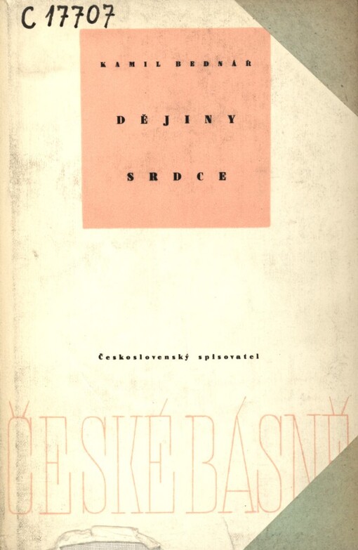 Dějiny srdce : výbor básní z let 1946-1956
