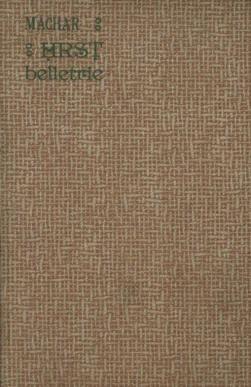 Hrst belletrie: 1904-1905