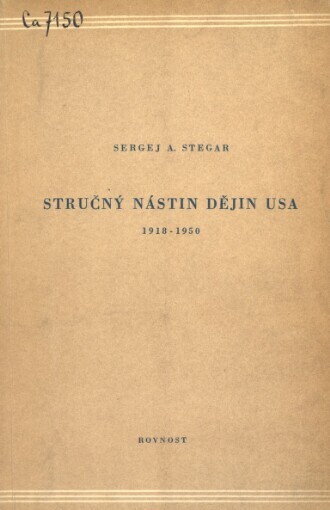 Stručný nástin dějin USA (1918-1950)