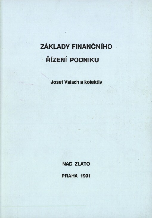 Základy finančního řízení podniku