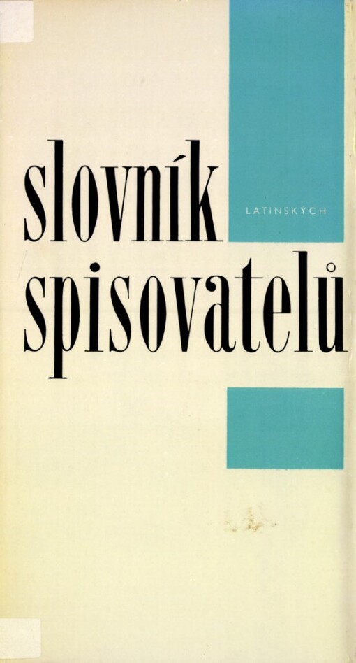 Slovník latinských spisovatelů