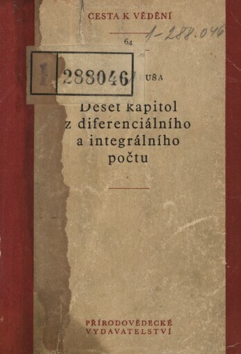 Deset kapitol z diferenciálního a integrálního počtu