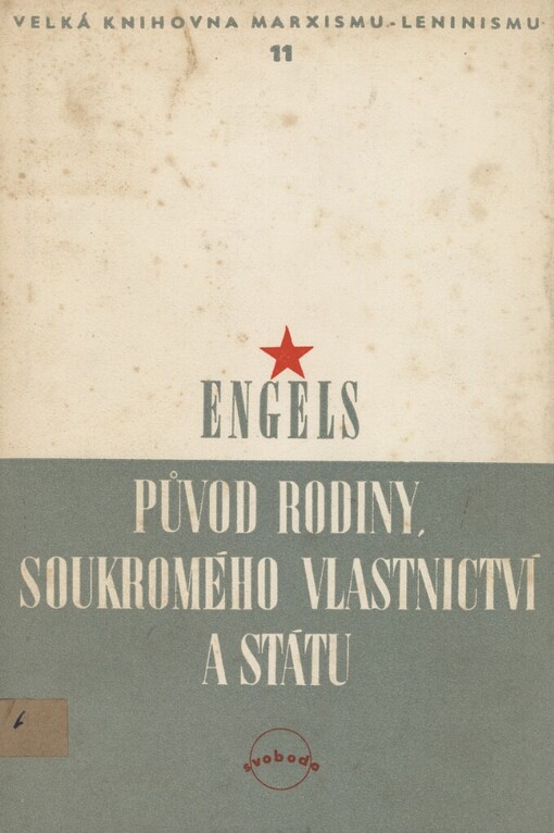 Původ rodiny, soukromého vlastnictví a státu