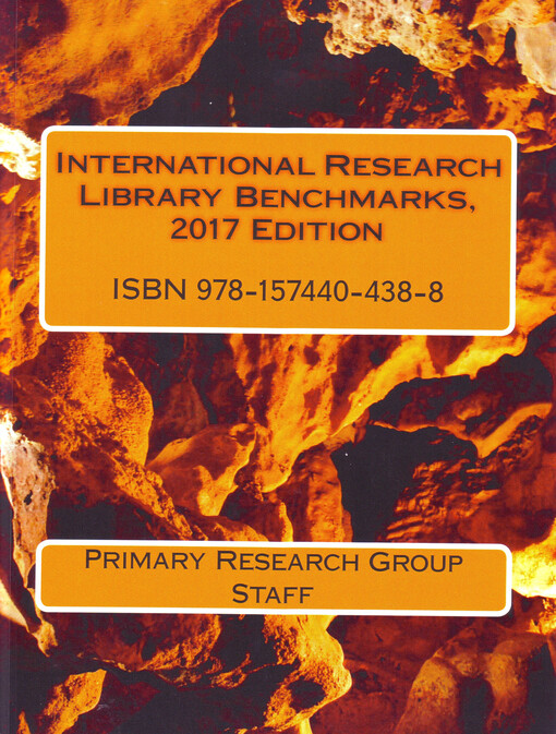 International research library benchmarks : 2017 edition