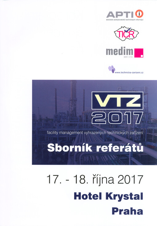 VTZ 2017 : sborník přednášek : Hotel Krystal Praha, 17.-18. října 2017