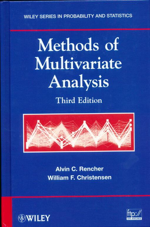 Methods of multivariate analysis