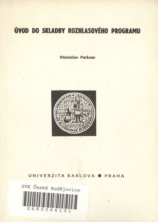 Úvod do skladby rozhlasového programu