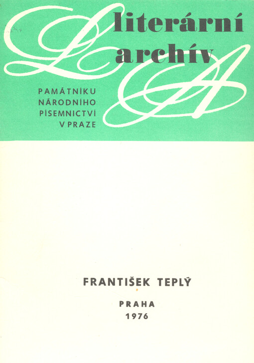 František Teplý (1867-1945) :Písemná pozůstalost
