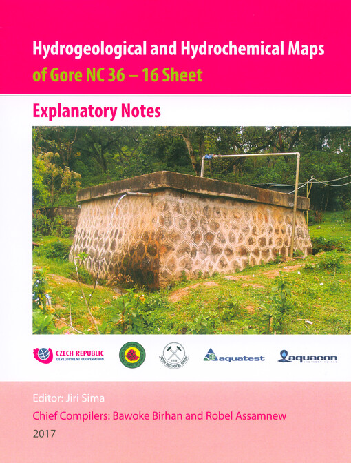Hydrogeological and hydrochemical maps of Gore NC 36 - 16 Sheet : explanatory notes