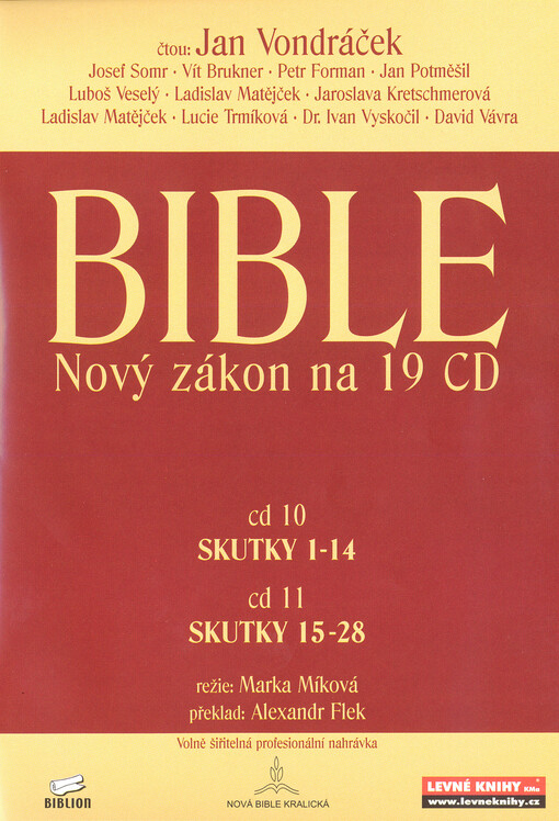 Bible : Nový zákon na 19 CD. Skutky
