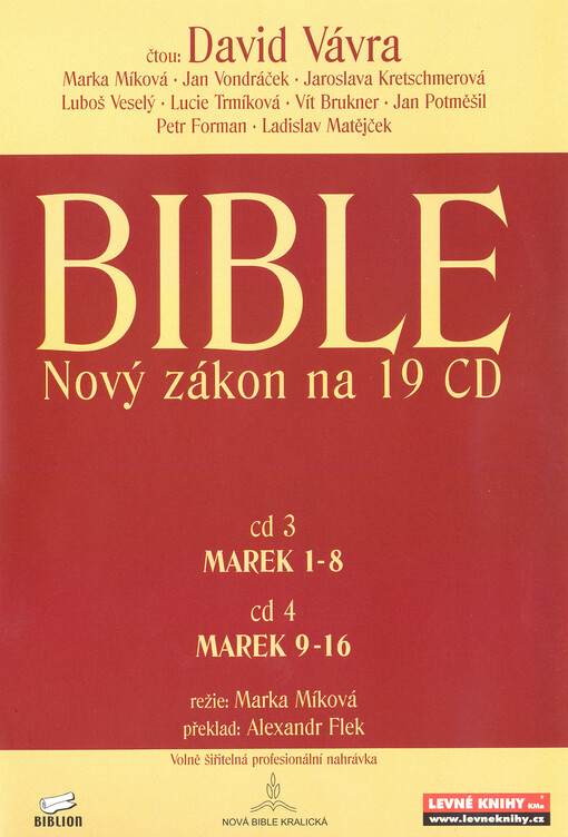 Bible : Nový zákon na 19 CD. Marek