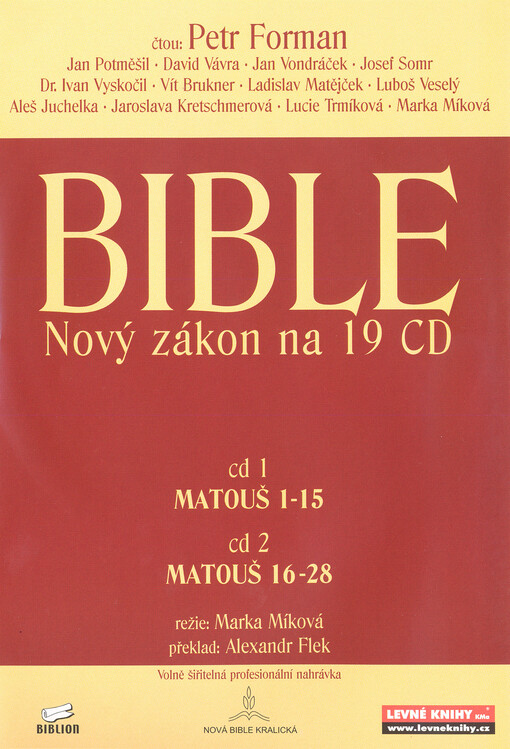 Bible : Nový zákon na 19 CD. Matouš