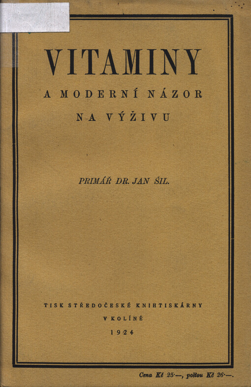 Vitaminy a moderní názor na výživu