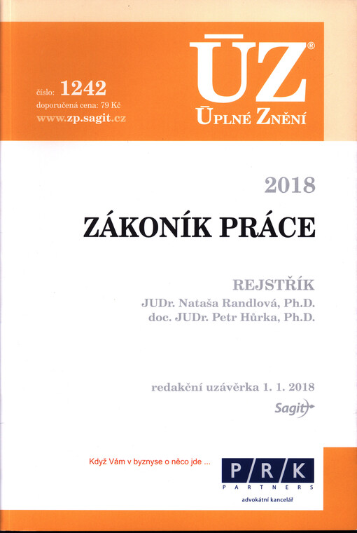 Zákoník práce 2018